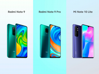 Redmi Note 9, Redmi Note 9 Pro и Mi Note 10 Lite – хиты лета 2020!